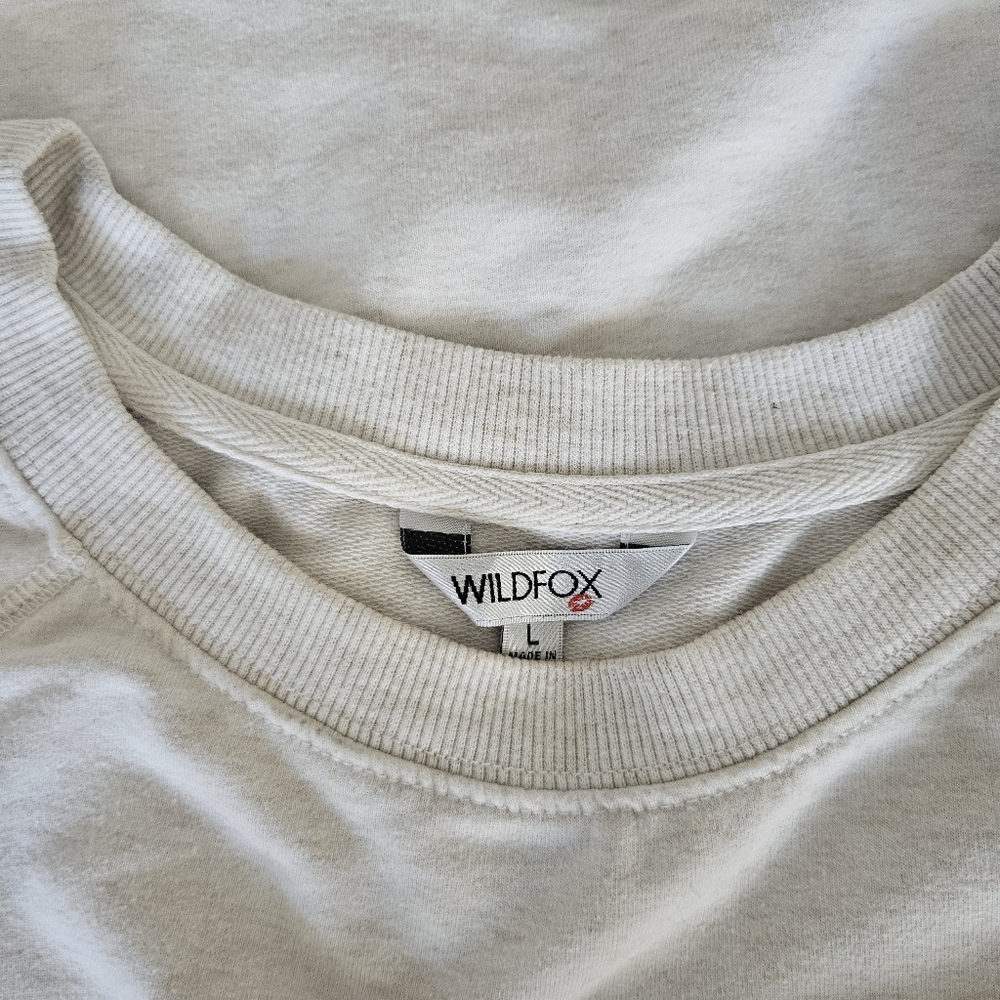 Wildfox Chic Beige Leopard Lips Sweater/Tunic - Picture 8 of 8